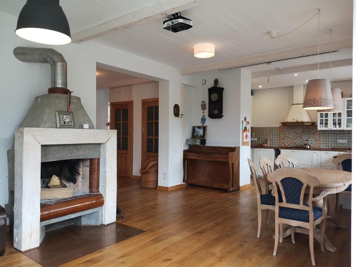 9 Min From Palanga! Luxury House On The River And Sauna Kretinga Εξωτερικό φωτογραφία